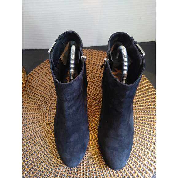 Sam Edelman Morgan Suede Ankle Booties Size 9 - Picture 3 of 6